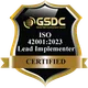 ISO 42001 Lead Implementer badge